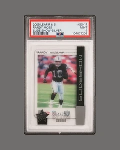 2005 Randy Moss Leaf Rookies & Stars Slideshow Silver #SS-17 🔥PSA 9 POP 3 /750 - Picture 1 of 9