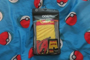 Odd Boxer Briers Hulk Hogan Hulkamania Größe Large Herren 33"-36" gelb rot neu - Bild 1 von 6