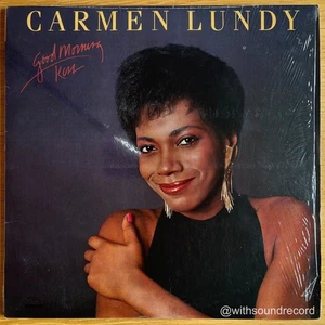 CARMEN LUNDY Good Morning Kiss US ORIG LP IN SHRINK 1986 BLACK HAWK BKH 523-1 - Foto 1 di 4