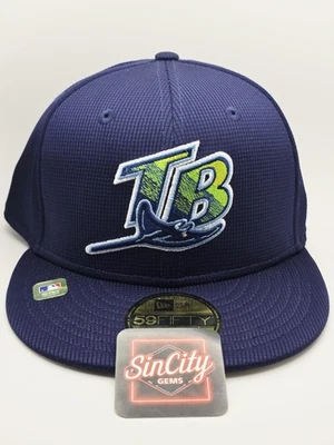 New Era TP Tampa Bays Rays 59FIFTY 2024 Batting Practice Fitted Hat - Image 1 of 4