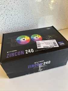 Refroidisseur d'eau Oversteel Zircon 240 RGB défectueux, non testé, défaut inconnu Intel 10ème - Photo 1/16