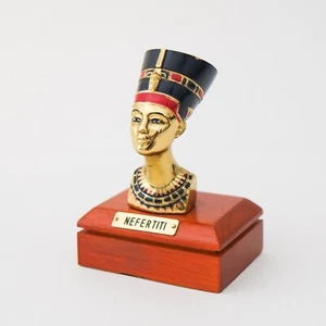 NEFERTITI Faraón Egipcio Adorno Estatua Modelo Miniatura - Imagen 1 de 8