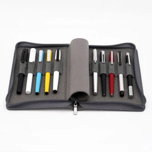 KACO Pluma Estilográfica Bolsa Estuche para Plumas Estilo Empresarial para 10 Plumas Gris Impermeable - Imagen 1 de 7