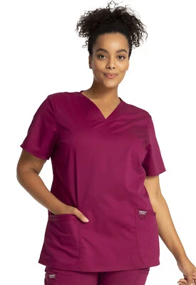 Cherokee Workwear Revolution Women's V-Neck Scrub Top | WW620 - Image 1 of 3