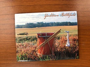 Vtg YORKTOWN BATTLEFIELD 3x2.5 Fridge Magnet Made Is USA - Picture 1 of 3