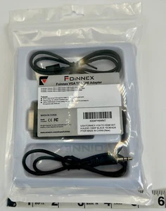 Foinnex VGA zu HDMI Adapter nicht bidirektional Plug & Play mit Audio 1080P Neu - Bild 1 von 5