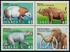 Canada - 1994 - Block - Prehistoric Mammals - 43¢ x4 - #4040