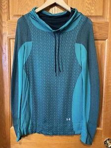 CD6 Under Armour grün UA Vanish nahtlose Schicht Trichterausschnitt Shirt Damen Medium - Bild 1 von 3