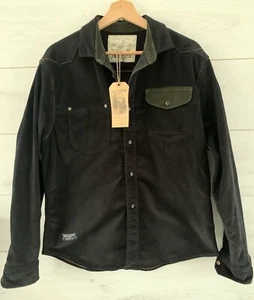Jack South London Cord Premium Herren Stretch Hemd Langarm Neu Größe M - Bild 1 von 13