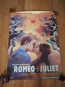 PÓSTER DE PELÍCULA AVANZADA DE ROMEO + JULIETA 1996 23,5""x33"" LEO DICAPRIO Baz Lurhmann - Imagen 1 de 6