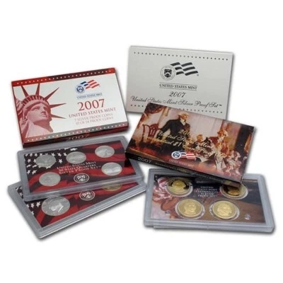 2007-S | US Mint Proof | Silver | 14 Coin Set | w/COA | Collector Set - Image 1 of 4