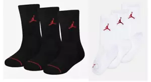 Nike Jordan 3 pair Ankle Everyday sock Lightweight crew XSMALL UK 12.5--2.5 - Picture 1 of 4