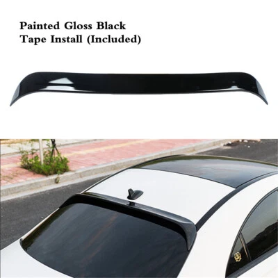Rear Window Roof Spoiler Lip Wing ABS Fit For Mercedes-Benz CLA 2014-2019 Sedan Foto 1 de 4