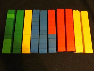 Lot 100 LEGO Duplo Building Basic Bricks all 2x2 Squares Red Yellow Blue Green - Image 1 of 2