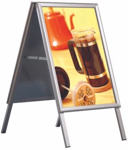 Kundenstopper A1 Indoor Plakatständer Gehwegaufsteller Werbeträger Werbetafel - Bild 1 von 4