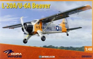 Dora Wings 48059 1/48 L-20A/U-6A Beaver plastic kit - Picture 1 of 5