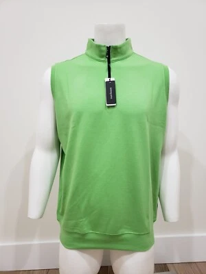 Turtleson Men's Tour Performance Kang 1/4 Zip Vest Envy Green Size L - Image 1 of 4