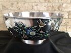 Antique Chinese Export Silver and Enamel Bowl Rare