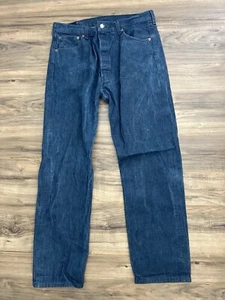 Levi Strauss & Co. 501 Jeans Uomo Vestibilità Dritta 38x34 Blu - Foto 1 di 10