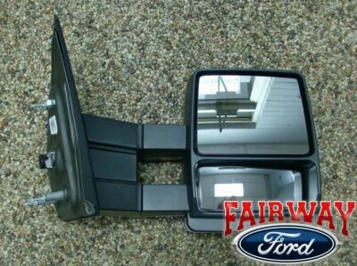 2007 thru 2014 F-150 OEM Ford Power Heat Telescopic Trailer Tow Mirror RIGHT - Image 1 of 4