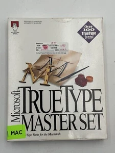 Vintage Microsoft TrueType Master Set For Macintosh 1994 - Picture 1 of 3