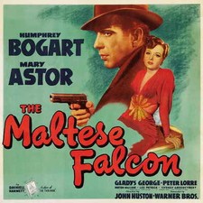 THE MALTESE FALCON Movie POSTER 30x30 Humphrey Bogart Mary Astor Peter Lorre