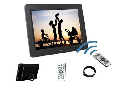 CORNICE DIGITALE 7" FOTO VIDEO MUSICA CON TELECOMANDO USB SCHEDA SD HD SVEGLIA - Immagine 1 di 4