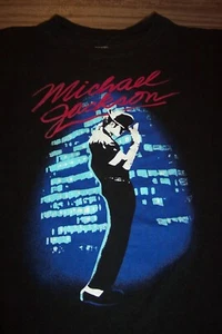 MICHAEL JACKSON Moonwalk T-shirt MENS LARGE - Picture 1 of 3