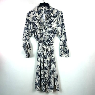 NY Collection Womens Plus 2X Blue White Collared Knee Length Dress NWT AX76 - Image 1 of 4