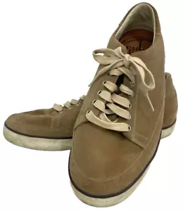 Fitflop Mens Tan Brown Suede Leather Comfort Sneaker Shoes Size 11 283-094 - Picture 1 of 8