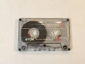 TDK D90 Type 1 Normal Audio Cassette Tape 1988/89 - Picture 1 of 4