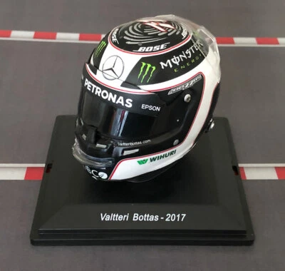 RARE 1:5 Casco Helmet VALTTERI BOTTAS 2017 MERCEDES SPARK Magazine no Minichamp - Immagine 1 di 4