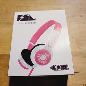 FSL Protec Kid Kindersichere Kopfhörer mit einstellbarem Einstellrad zur Lautstärkebegrenzung - PINK - Bild 1 von 10