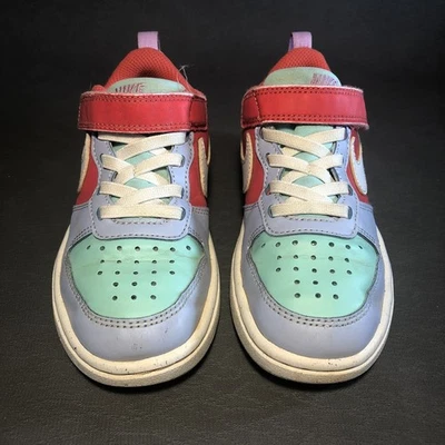 Nike Court Borough Low Recraft Zapatos 'Cobalt Bliss Track Red' Niños Talla 11.5C Foto 1 de 4