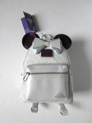 Mini mochila Loungefly Minnie Mouse atracción principal Space Mountain 11" (NUEVA CON ETIQUETAS) Foto 1 de 4