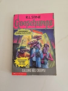 Vintage Goosebumps Calling All Creeps!#50 First Printing R.L. Stine 1996 - Foto 1 di 7