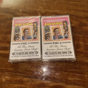 Andy GRIFFITH Cassettes FHC 1 & 2 SIDESPLITTING COMEDY & SONGS New Sealed - Picture 1 of 5