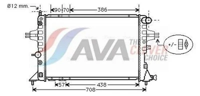 AVA COOLING SYSTEMS OLA2329 Kühler Wasserkühler Motorkühler - Bild 1 von 4
