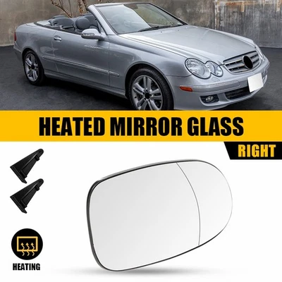 Espejo retrovisor delantero derecho térmico transparente Fit Mercedes Benz CLK320 CLK350 CLK55 CLK63 Foto 1 de 4
