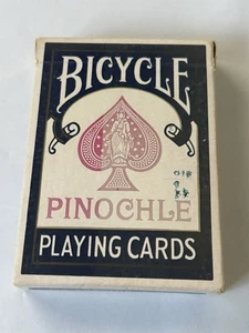 *PINOCHLE* FAHRRAD SPIELKARTEN ORIGINAL Blau 48 Karten Deck - Bild 1 von 4