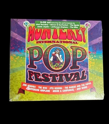 Monterey International Pop Festival 1967 2 CD Set Psychedelic Live Concert Foto 1 de 2