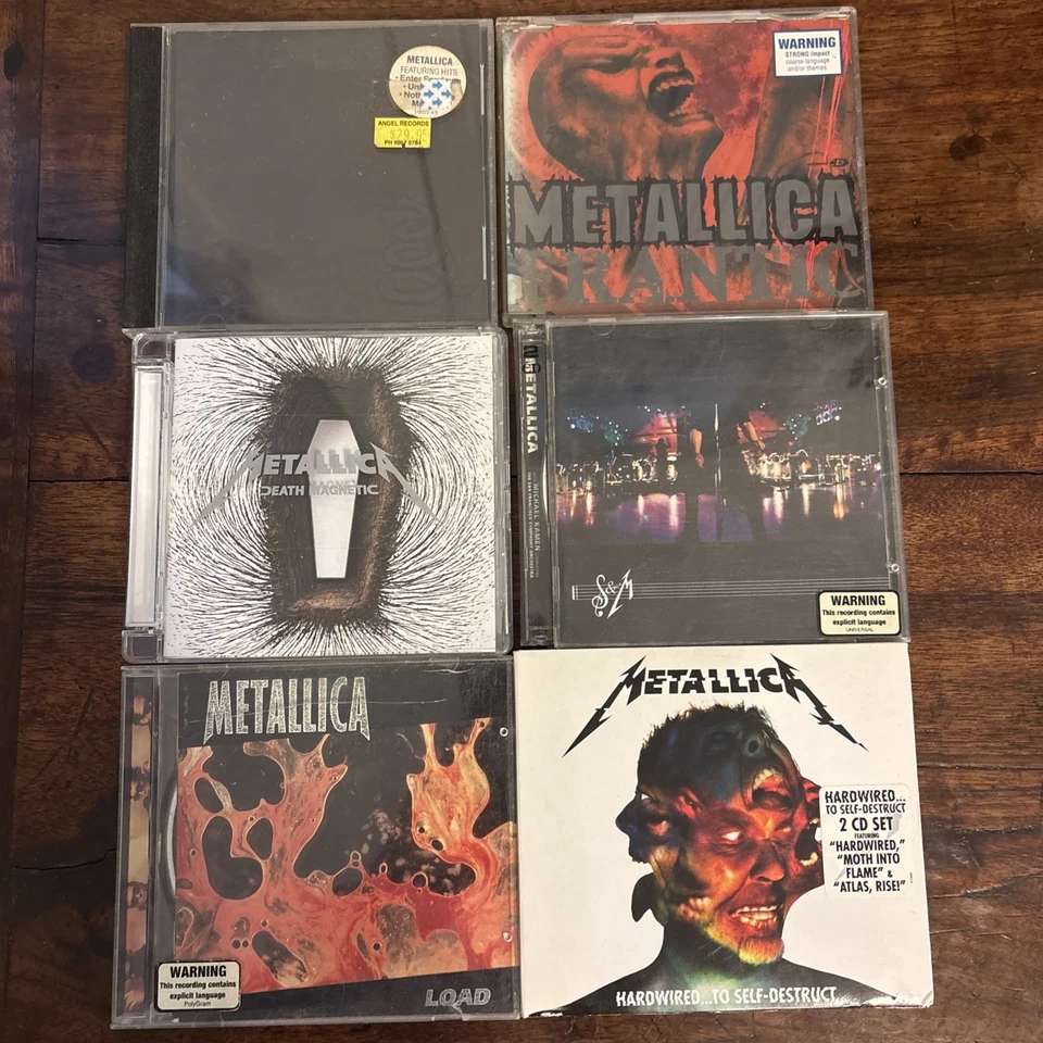 Metallica Various CD Albums x 6. - image 1 of 3