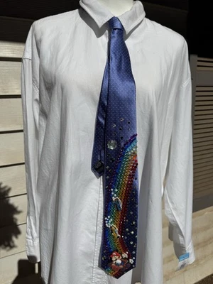 Corbata Mario On Rainbow Road azul para Mario Kart Foto 1 de 4