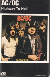 AC/DC Highway To Hell cassette Germany Atlantic 1979 cassette black shell grey - Picture 1 of 2