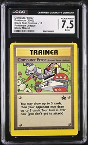 Error de computadora MISCUT 16 Black Star Promo Pokemon League CGC 7.5 casi como nuevo+ 2000 - Imagen 1 de 2