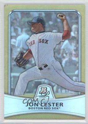 2010 Bowman Platinum Gold Foilboard /539 Jon Lester #95 - Image 1 of 2