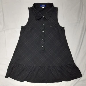 Burberry London Woll Etuibluse schwarz & grau kariert ärmellos Gr. 38 Damen " - Bild 1 von 10
