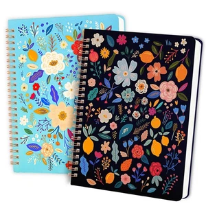 2er Pack 6x8 Zoll Spiral Notizbuch mit linierten Seiten Schreibnotizbuch für Arbeit Büro - Bild 1 von 8