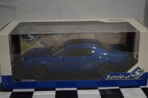 Solido Dodge Challenger R/T Scat Pack Widebody 2023 Blue 1:18 S1805710 - Picture 1 of 7