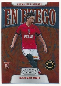 TAISHI MATSUMOTO 2025 PANINI PRIZM FIFA WORLD CUP EN FUEGO #8 RC ROOKIE MINT - Picture 1 of 2